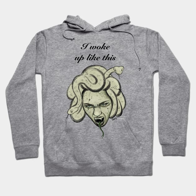 Medusa I woke up like this Hoodie by JJacobs